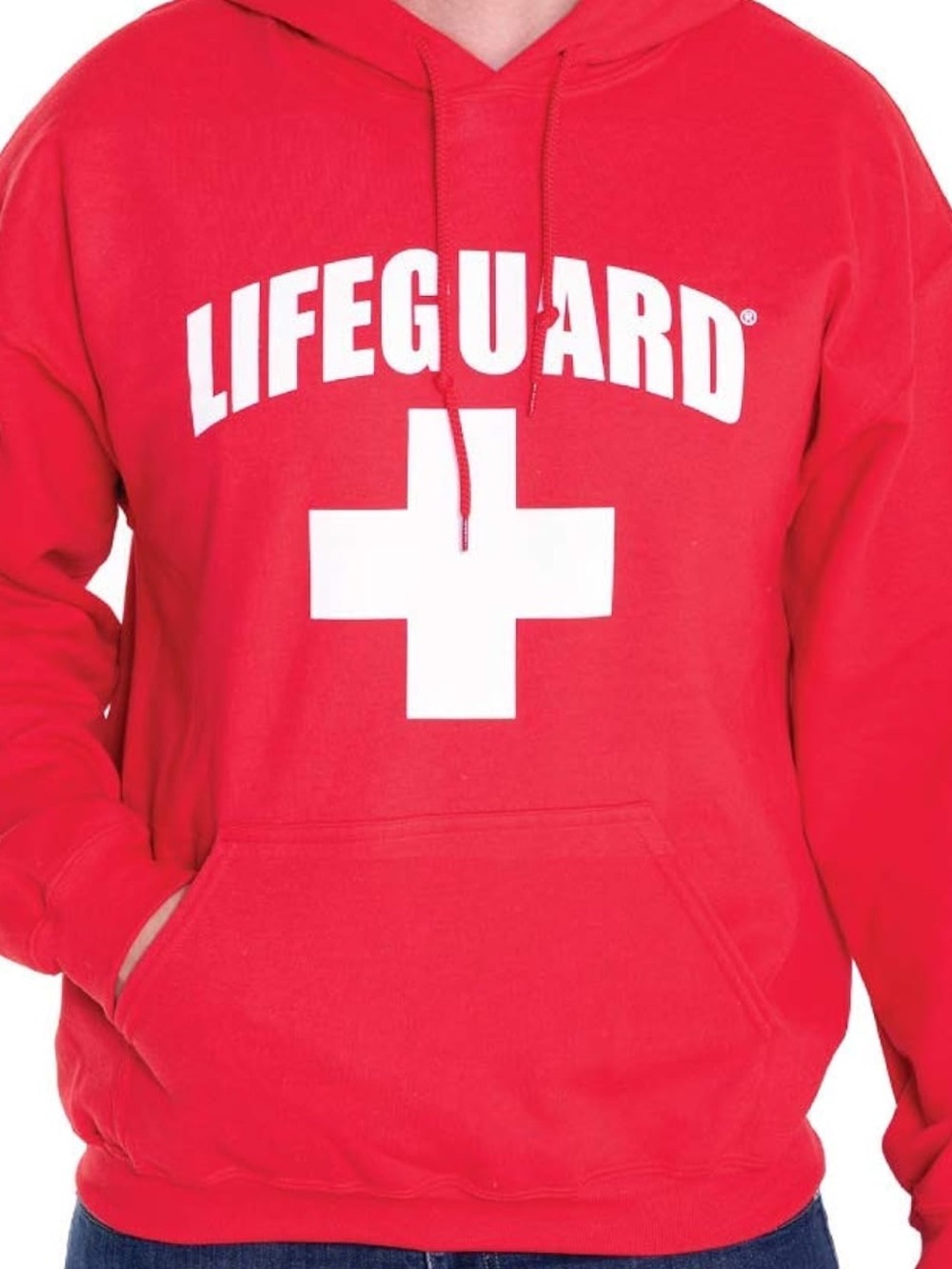 Red Lifeguard Sweatshirt - Unisex Hoodie
